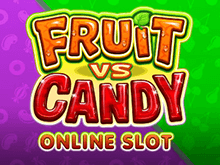 Играть онлайн в виртуальный автомат Fruit vs Candy